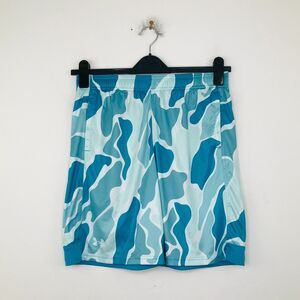 Under Armour Boy's XL Gym Shorts Blue UA Velocity Printed Loose Pull On BH25